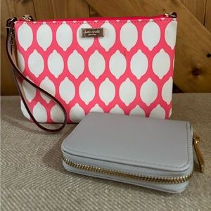 BUNDLE Kate Spade Grant Street Lolly Wristlet & A New Day Card Case